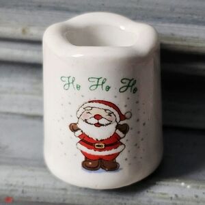 Russ Berrie vintage ceramic mini candle holder or smoke snuffer